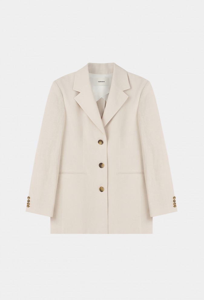 LINEN TAILORED JACKET