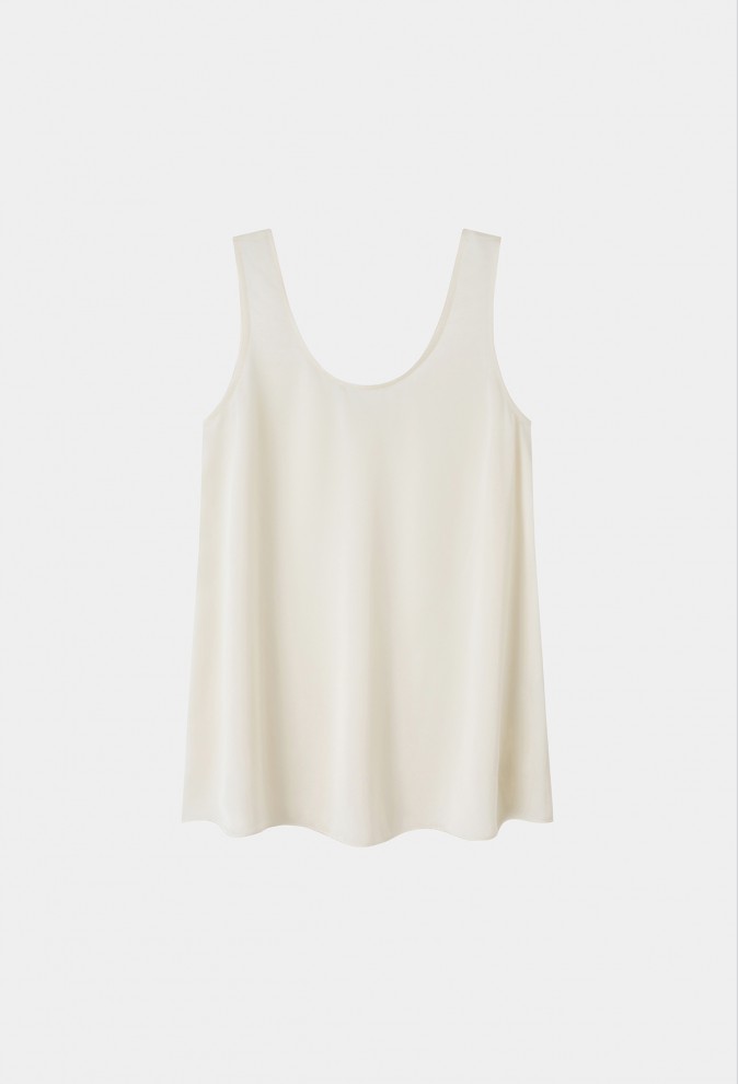 [야노시호 착용] SILK SLEEVELESS