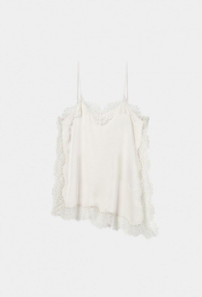 [5차] SIDE-SLIT LACE CAMISOLE