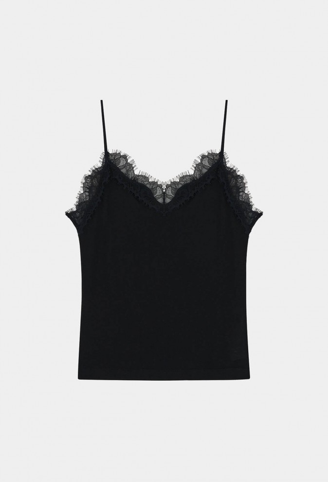 [3차] LACE-TRIMMED CAMISOLE