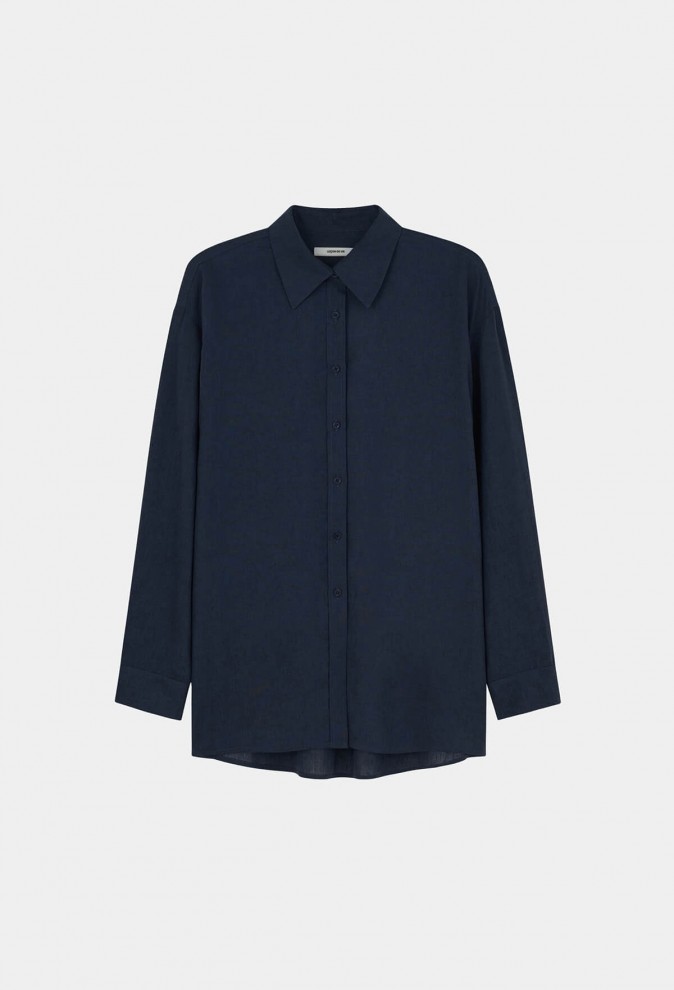 LINEN-BLENDED SHIRT [LIMITED]